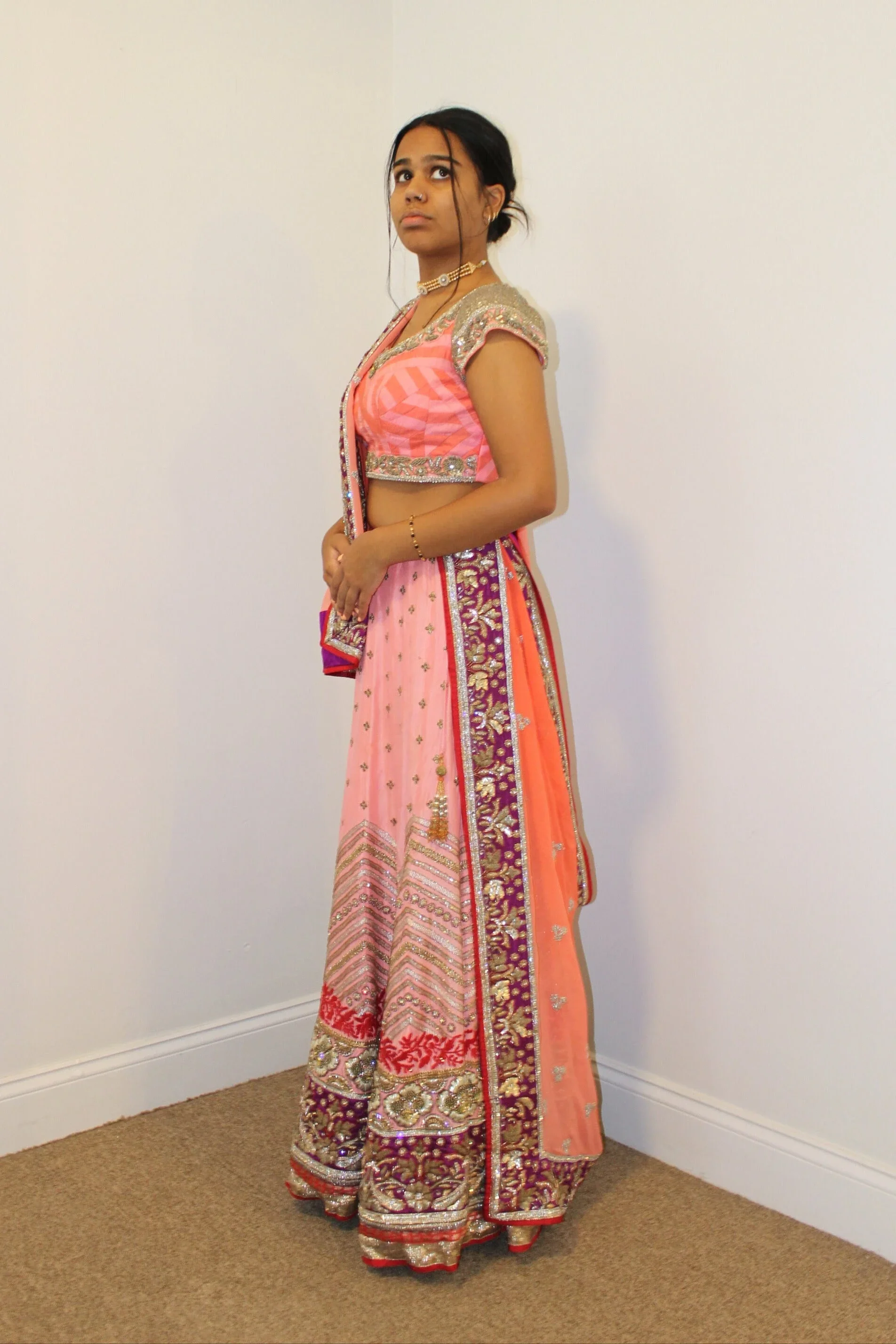 Image 1 of Maya Embroidered Lehenga - Rental