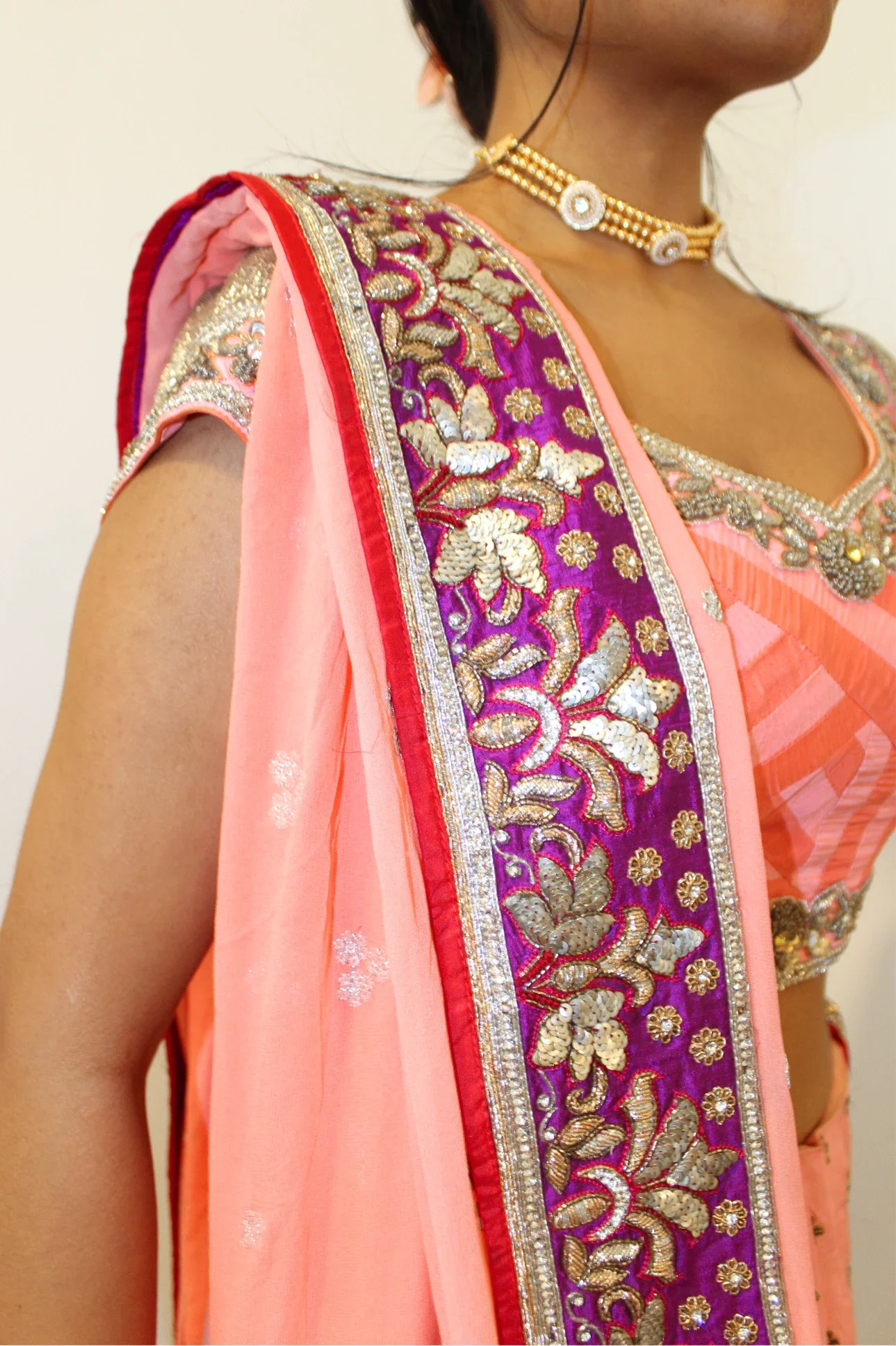 Image 3 of Maya Embroidered Lehenga - Rental