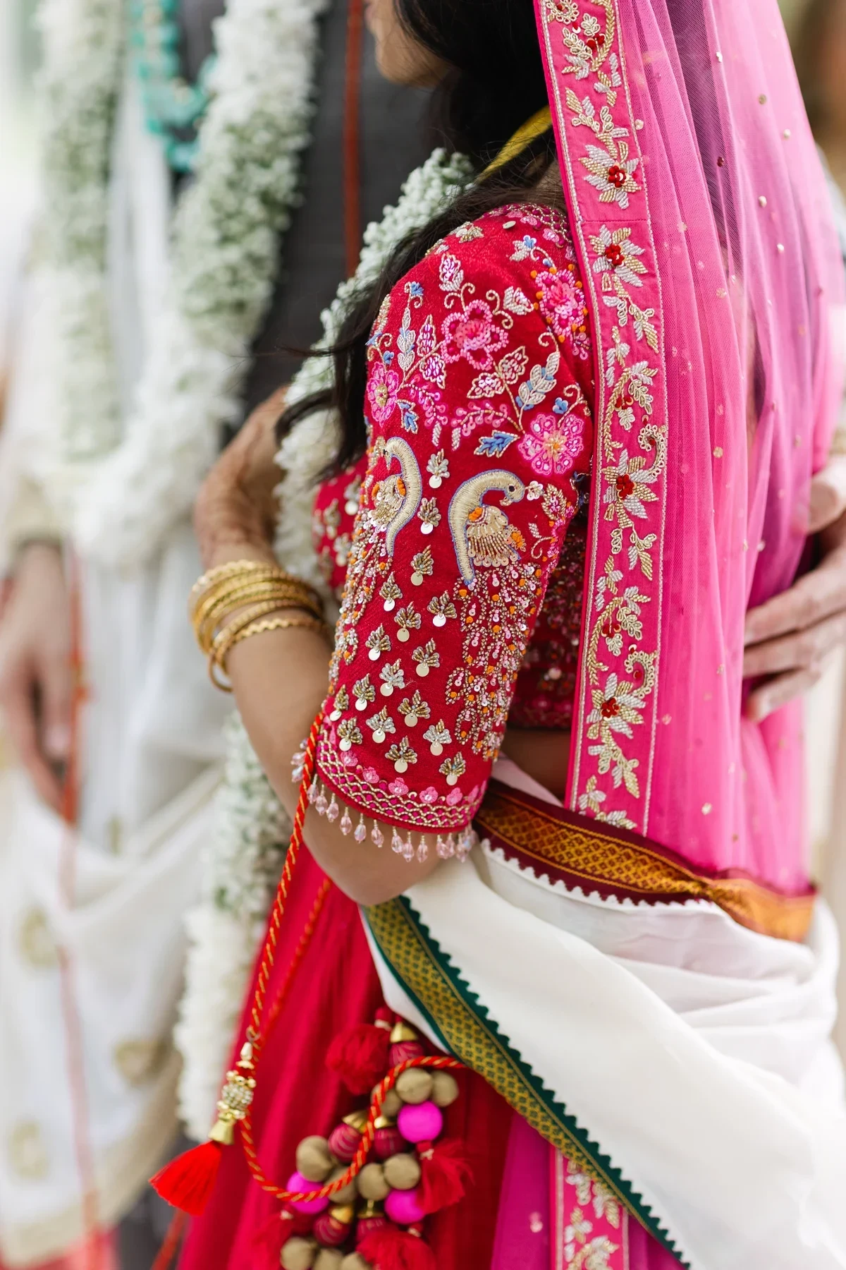 Image 3 of TEST - Red Bridal Attire by Aayka Fashion